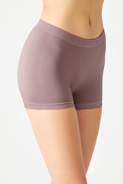 Los Ojos 3 Pieces Ribbed Seamless Boxer Briefs 3xboyshort