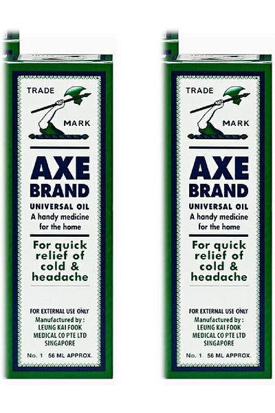 Axe Brand Universal Oil – 56ml (Pack of 2) | Relief for Cold, Headache, Muscle Pain & Insect Bites