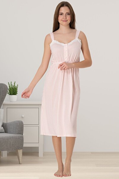 ByLohusa Effortt Pembe Hamile Lohusa Gecelik