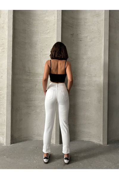 ADA MODA Mom fit jeans with rips