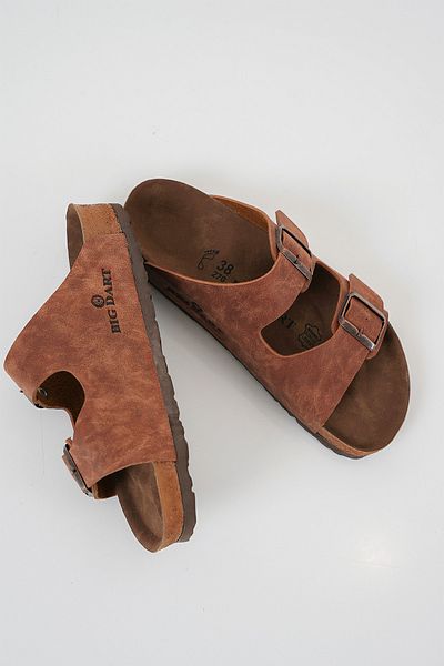 Bigdart Unisex Orthopedic Slippers 010182   - Tan