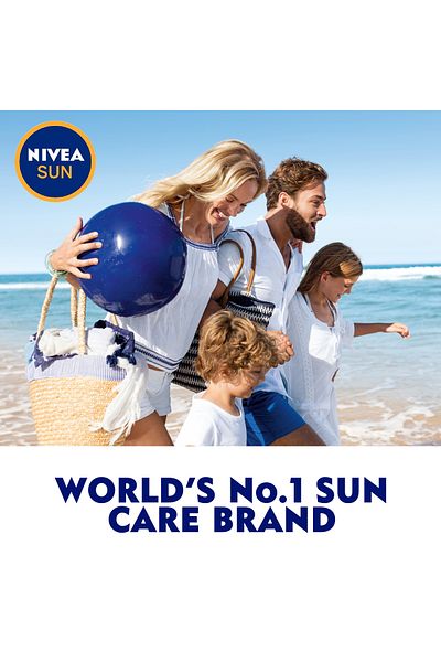 NIVEA SUN Kids Protect & Play Moisturizing Sun Lotion, SPF 50+, 200ml, Pack of 2