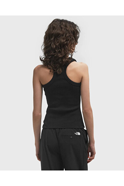 THE NORTH FACE Women's black tank top with thin ribbing The North Face