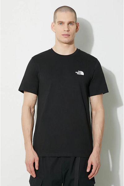THE NORTH FACE Men's black t-shirt simple dome tee black The North face