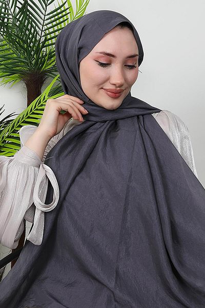 GİYZAMİLA Brisa Shawl Dark Gray