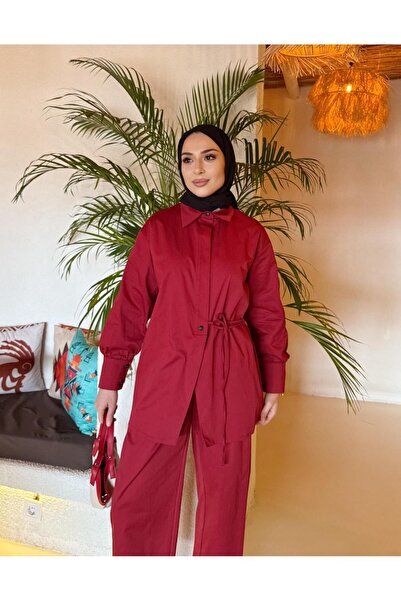 Hare Butik FİONA CANVAS ANVELOP DETAY GÖMLEK