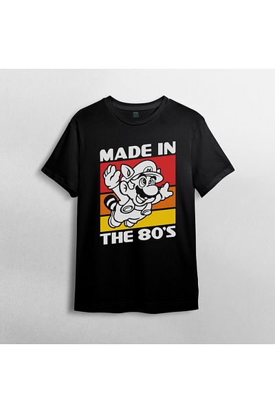 Pixxa Μπλουζάκι Super Mario Bros 100% Cotton Crew Neck Model 4