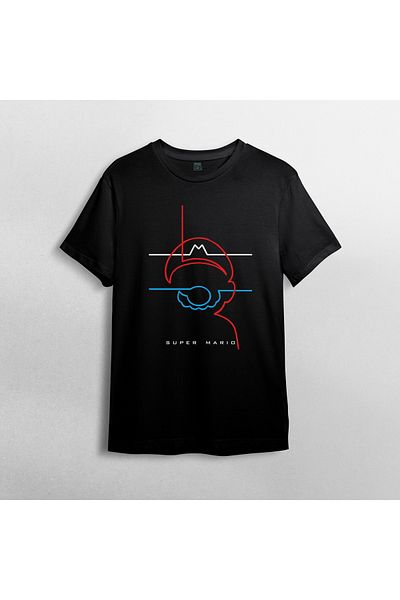 Pixxa Μπλουζάκι Super Mario Bros 100% Cotton Crew Neck Model 9