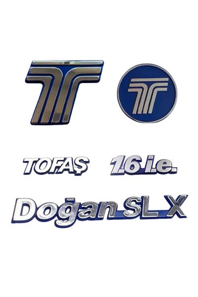 NURPAR Tofaş Doğan Slx 1.6.i.e Louver Lounge Badge and Lettering Set (set)