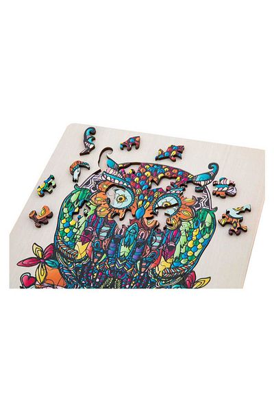Moxy Puzzle Din Lemn Bufnita 133 Piese