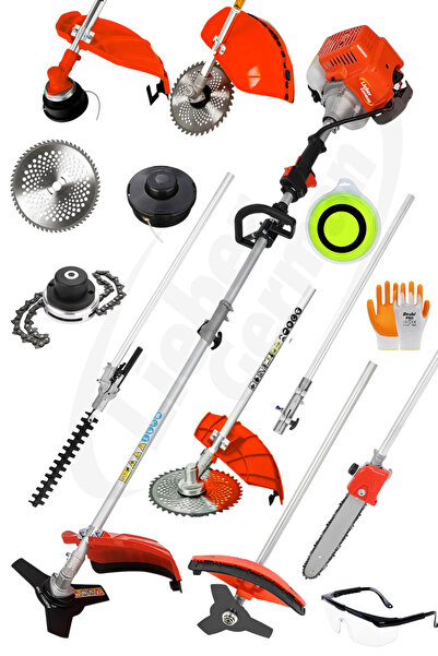 Lieber German Teknoloji LGT20X 4 In1 Tırpan Benzinli Budama Testeresi Çit Bud...