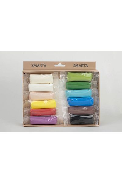 Smarta 12-Piece Air Drying Modeling Set (25g X 12 Pcs)