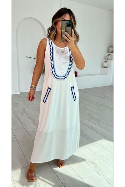SHUGAA ROCHIE FĂRĂ MÂNECĂ PREMIUM BRODATĂ FEMEI