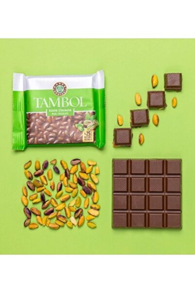 Kahve Dünyası Tambol Bütün Antep Fıstıklı Sütlü Çikolata 77 Gr
