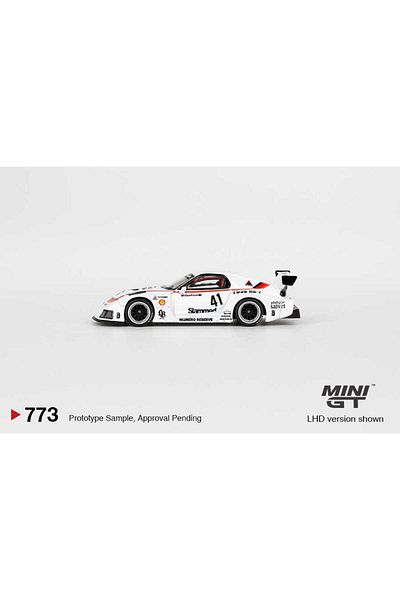mini gt 1/64 مازدا RX-7 LB-صورة ظلية فائقة # 41 رقم الاحتياطي MGT00773
