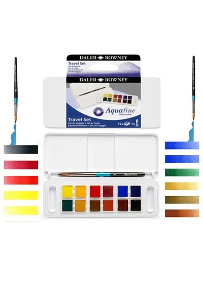 GLANCE Da Capo Red Press Watercolor Notebook 300 g A5 12 Sheets Aquafine 12S