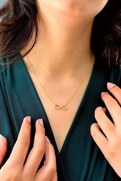 SEYHAN KUYUMCULUK 22 Ayar Altın Sonsuzluk Kolye