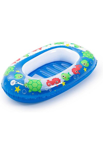 Mıncır Shop Inflatable Children's Boat 1.02m X 69 cm - Pool Swimming Boat