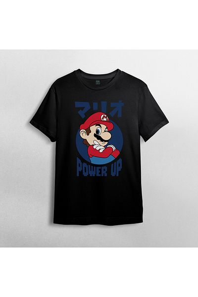 Pixxa Μπλουζάκι Super Mario Bros 100% βαμβακερό με λαιμόκοψη μοντέλο 8