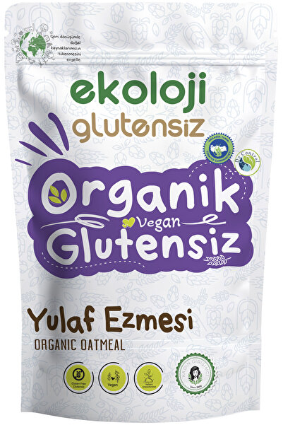 Ekoloji Glutensiz Organik Glutensiz Yulaf Ezmesi 300 gr