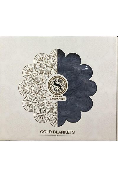 Sarar Gold Embos Double Blanket - 4 kg Boxed, 220 X 240