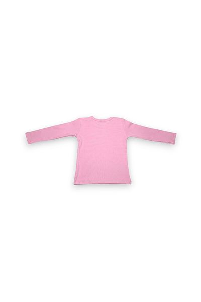 Ponchiq Pink Patterned Patterned Girl's Undershirt