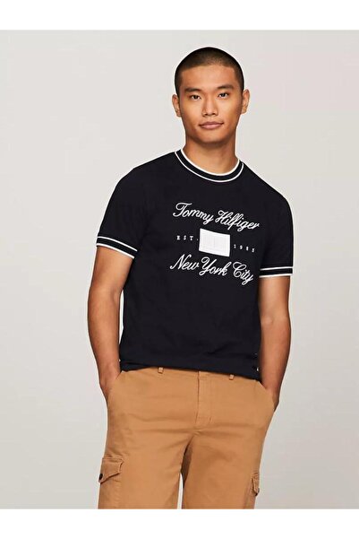 Tommy Hilfiger Camiset Heap, M/Xkumli Ti̇pu Contact Tee