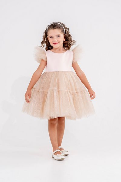 Eray Kids Βραδινό φόρεμα για κορίτσια με βολάν μανίκια