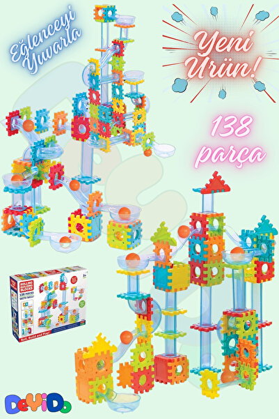 DeYiDo Eğlenceli Toplu Yapı Blokları Oyunu Eğitici Le go Puzzle Tasarım Beceri Gelişim Oyuncağı (138 Parça)