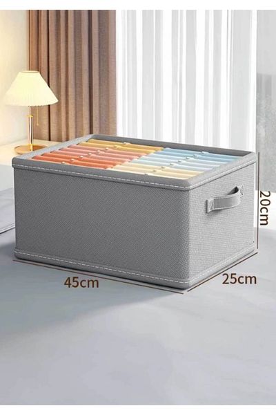 PRENDİ HOME 4 Pieces of Cabinets, Shelves and Foldable Clothing Storage Boxes in 45cm X 25cm X 20cm