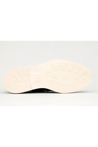 Tuna Genuine Suede Leather Navy Blue Oxford Men's Shoes Eva Sole - 4175