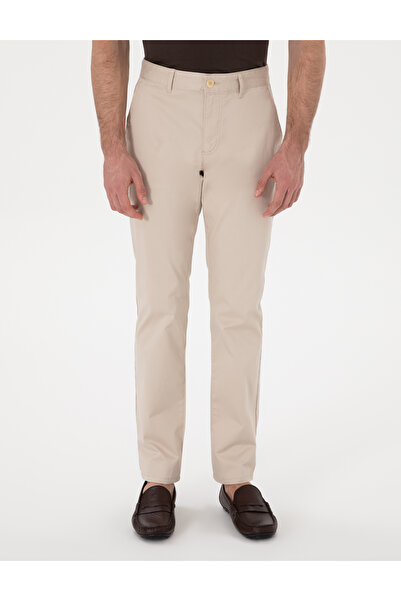 Pierre Cardin Bej Regular Fit Basic Kanvas Pantolon 50305473-VR011