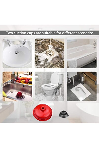 Generic Powerful Toilet Plunger for Cleaning Drains and Toilets - Effective Tool for Clearing Blockages