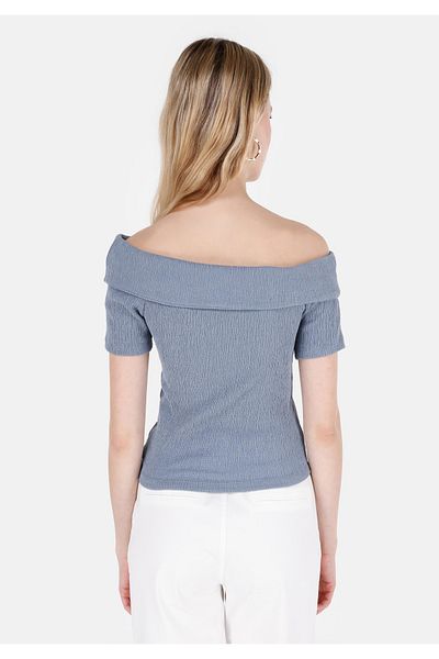 Colin's Women's Blue T-Shirt - Sleeves