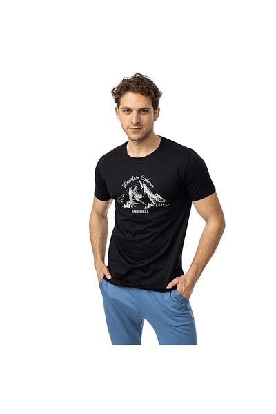 Merrell Ανδρικό μαύρο μπλουζάκι Tori Ανδρικό μπλουζάκι M5torım