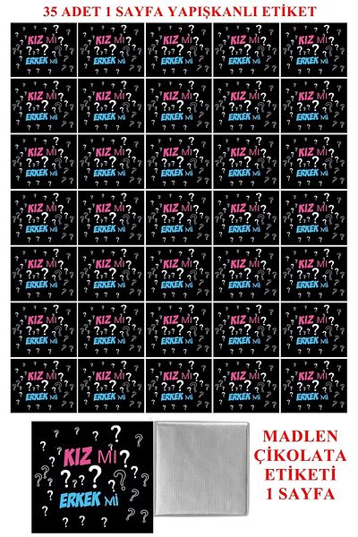 Pasta9 1 Sheet A4 Photo Paper Chocolate Model with Madlen Label