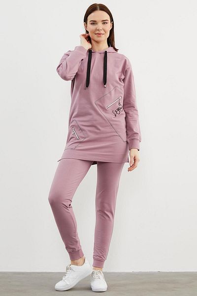 Sementa Φόρμα Oversize Hooded - Λιλά