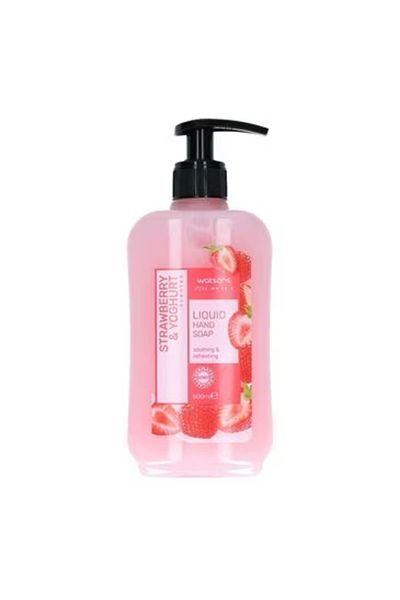 Watsons 500 ml x 4 liquid hand soaps strawberry & yogurt