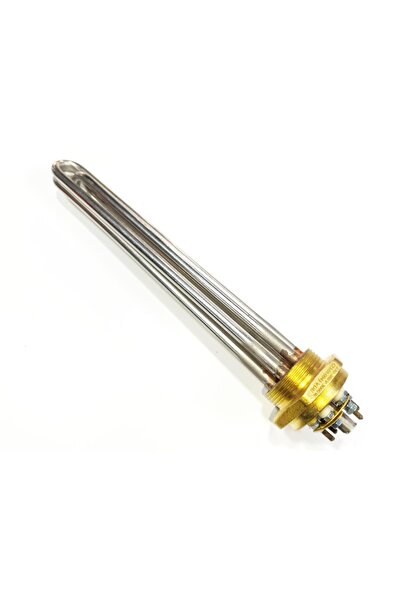 Genel Markalar 1,5 İnç 304CR 3KW 380V 30cm Trifaze Sanayi Isıtıcı Rezistansı