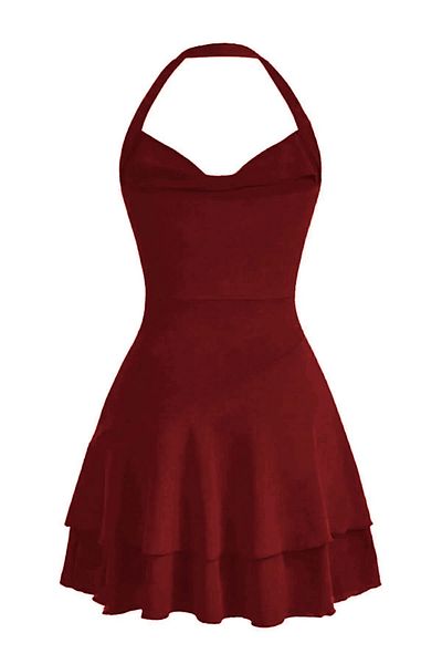 Edela Neck Strap Mini Dress 5022