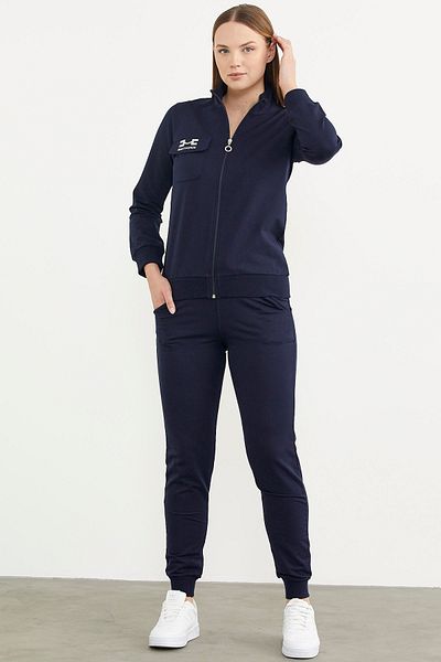 Sementa Σετ αθλητική φόρμα Jogger με φερμουάρ - Navy Blue
