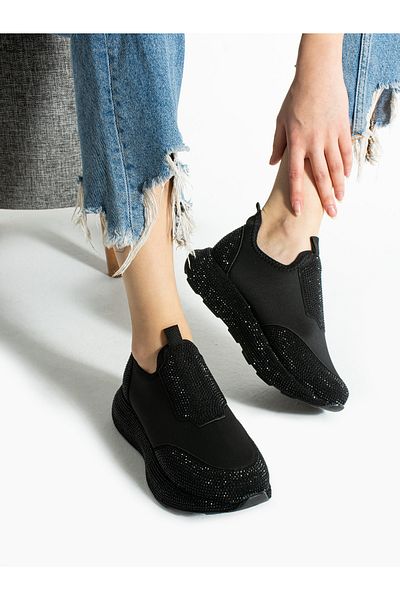 ALEMDAR AYAKKABI Pantofi de damă CELİS Black Stone Detail