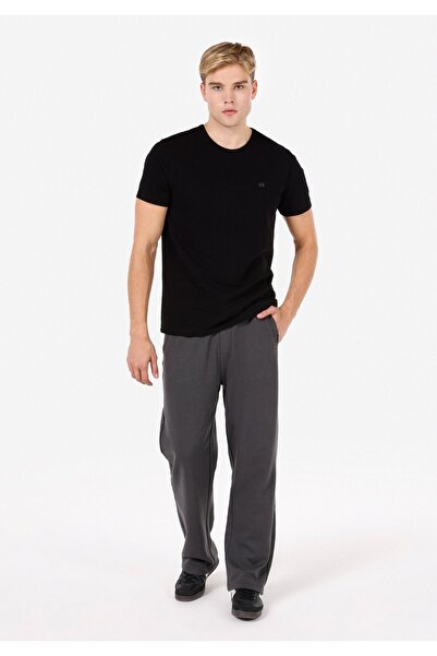 Colin's Ανδρικό παντελόνι ανθρακί μεσαίου ύψους κανονικής εφαρμογής