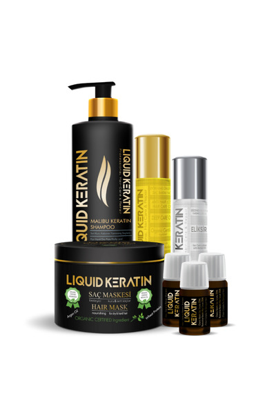 Liquid Keratin Mega 1 Keratin Saç Bakım Seti