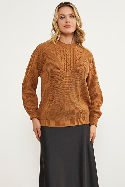 Sementa Πλεκτό πουλόβερ με λεπτομέρεια με μαργαριτάρια - Kamel