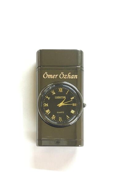GiralStore Kişiye Özel Lüks Saatli Pürmüzlü Gazlı Çakmak