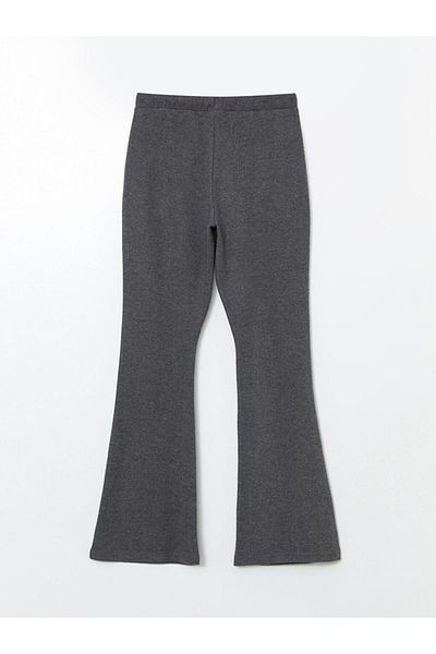 LC Waikiki Lcw Vision Anthracite Women's Knitwear Pants with Elastic Waist