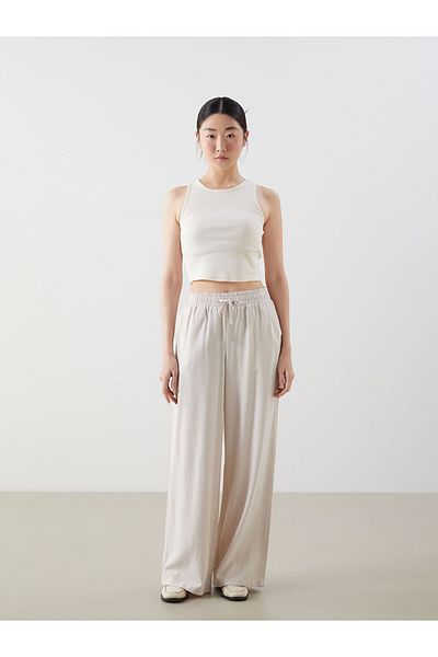 LC Waikiki Γυναικείο Crop με λαιμόκοψη με υφή