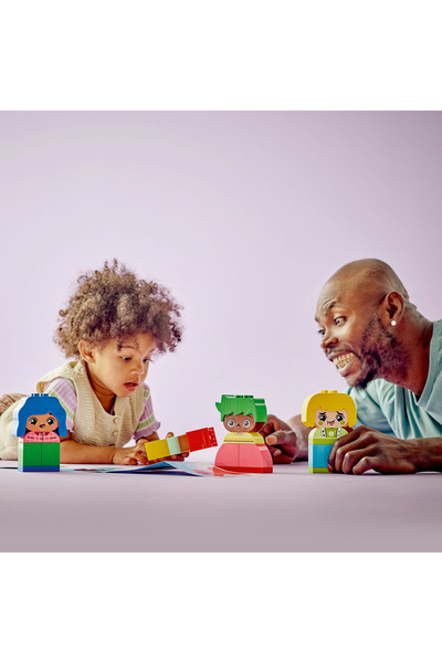 LEGO ® DUPLO® İlk Büyük Duygularım 10415 - 1/2 + Çocuklar için Eğitici Oyuncak Yapım Seti (23P)