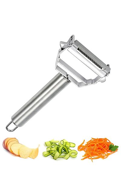 Vi Caro A Quality Turbo Large Size Steel Julienne Fruit Vegetable Potato Peeler Julienne Peeler Chopper